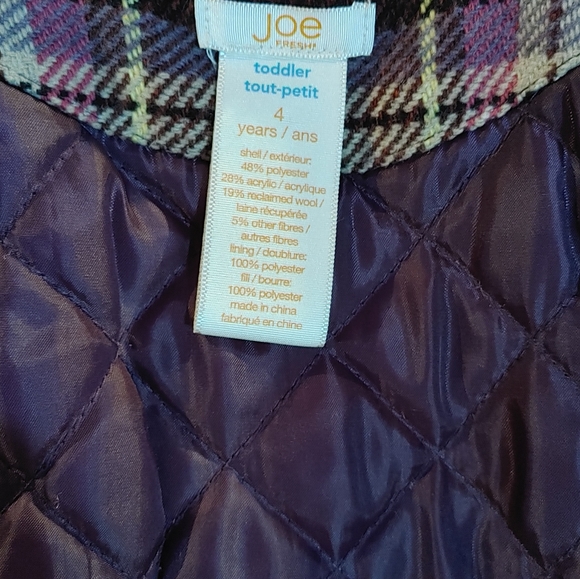 Sweet little girls wool coat - Picture 2 of 2